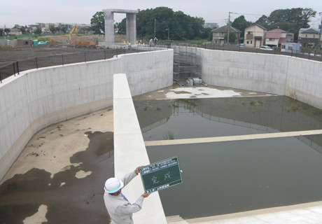 総A加)社会資本整備総合交付金(河川)工事(流入施設Ⅲ期工その2)