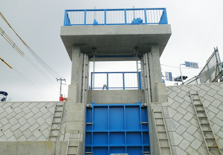 総簡加)社会資本整備総合交付金(河川)工事(新方川樋管工)