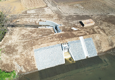 社資(河川)工事(綾瀬川樋管築堤工)