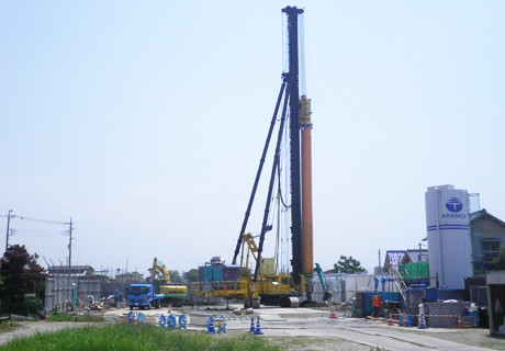 交付金(街路)整備工事(吉川橋取付道路地盤改良工3工区)