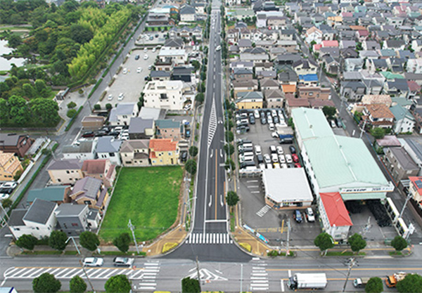 道路舗装工事（市道2200号線）