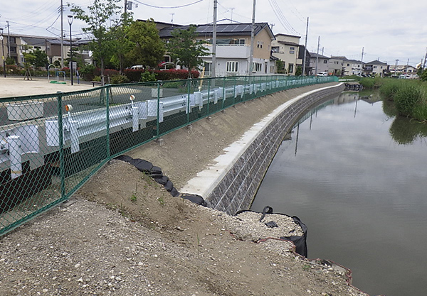 ９０２９社資交付金（河川）工事（護岸工）