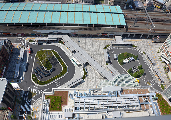 越谷駅東口再開発事業駅前交通広場整備工事