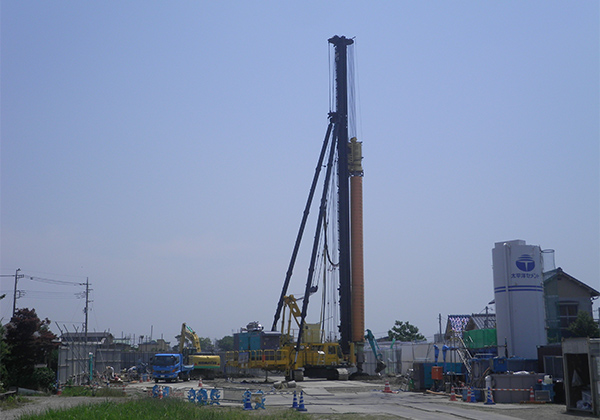 交付金（街路）整備工事（吉川橋取付道路地盤改良工3工区）